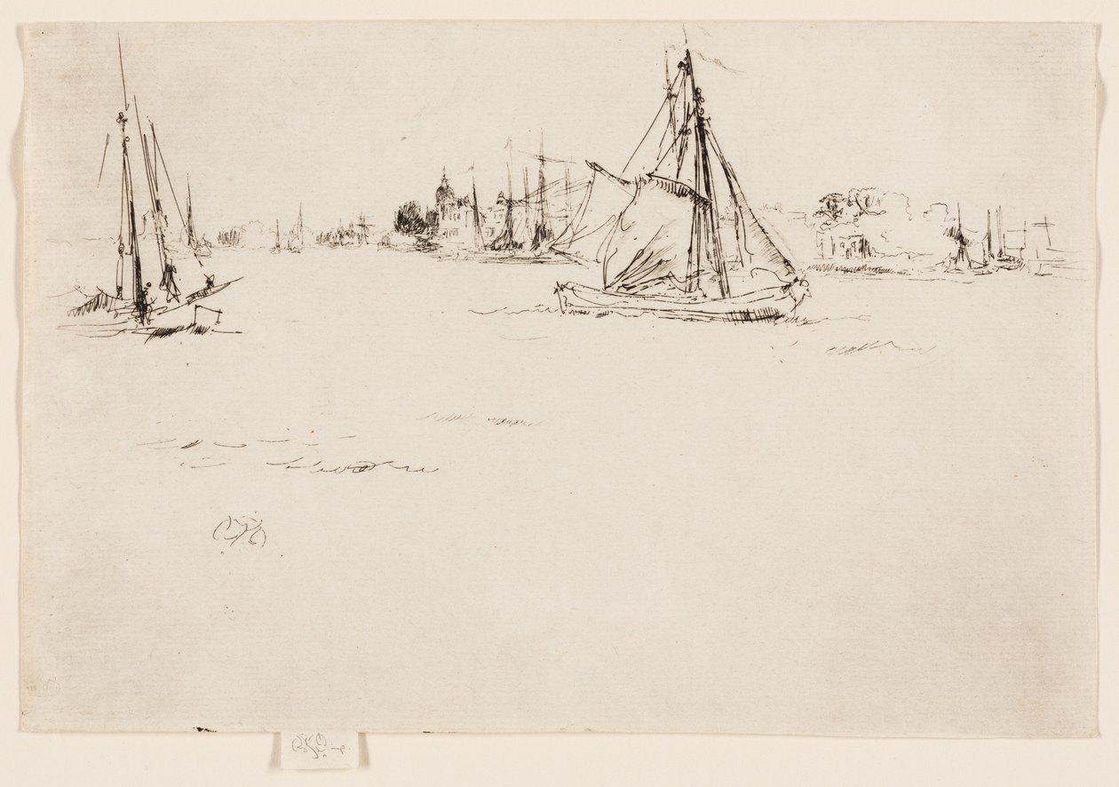 Dordrecht af James Abbott McNeill Whistler