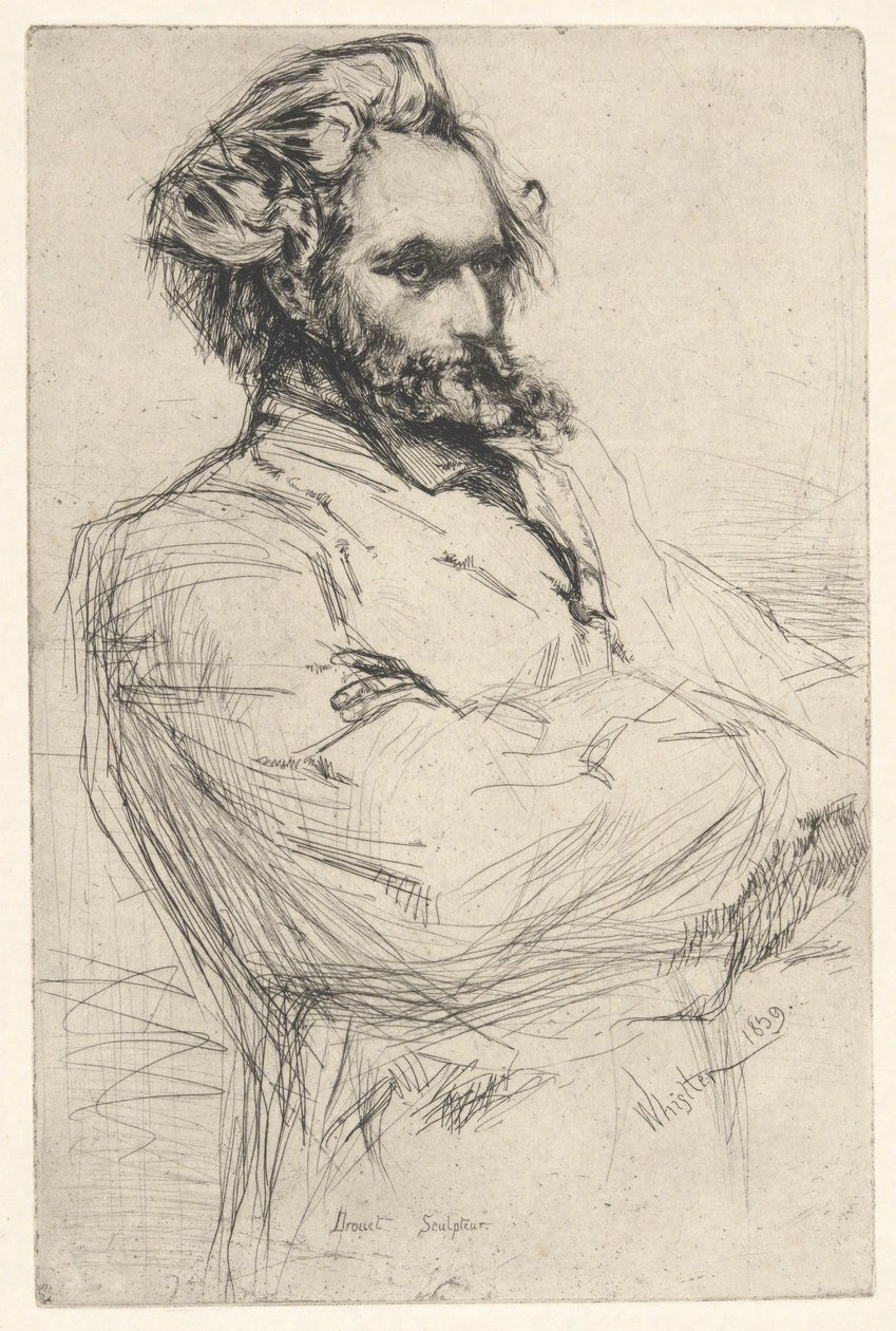 Drouet, Billedhugger af James Abbott McNeill Whistler