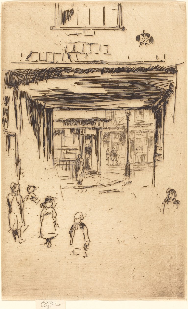 Drury Lane af James Abbott McNeill Whistler
