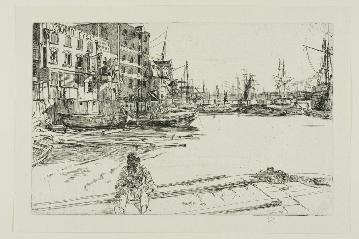 Eagle Wharf af James Abbott McNeill Whistler