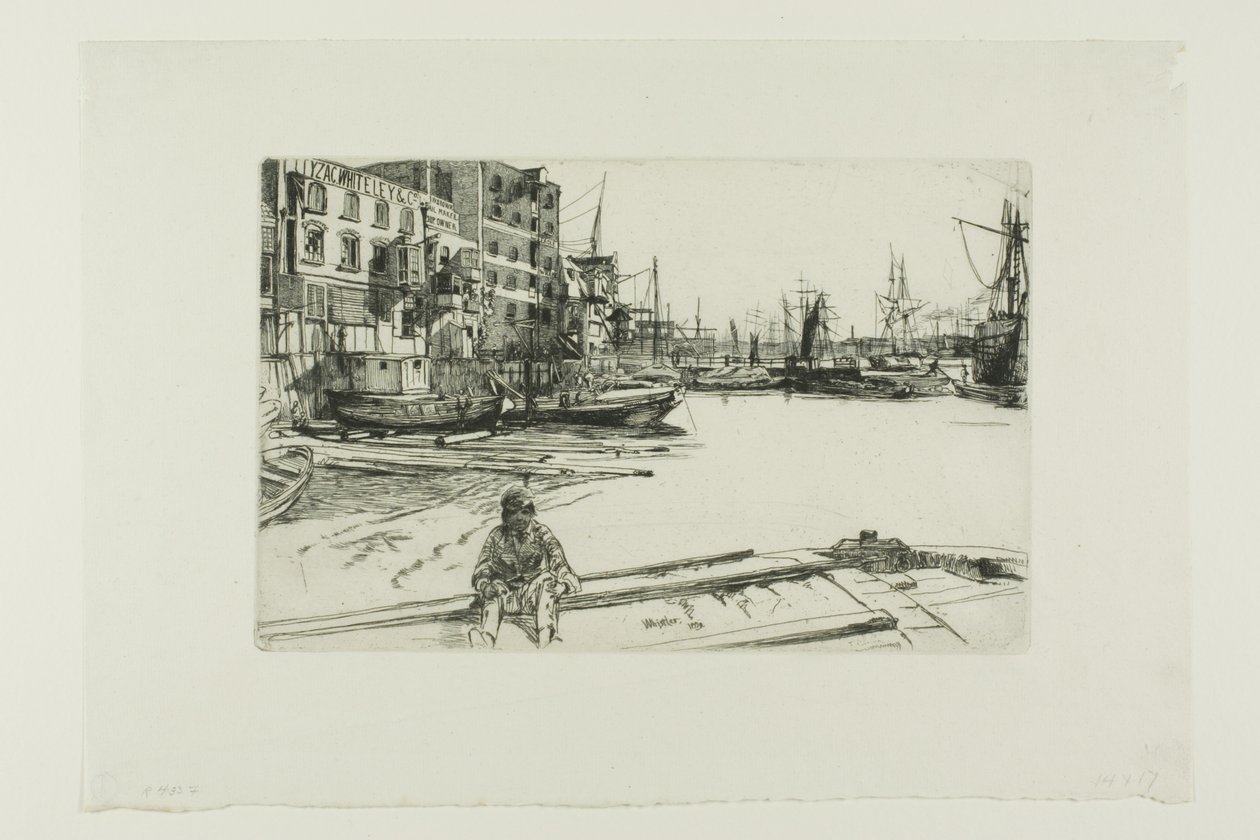 Eagle Wharf af James Abbott McNeill Whistler