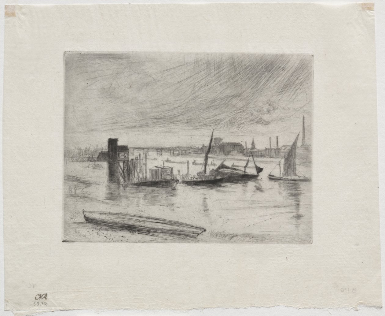 Tidligt om morgenen, Battersea af James McNeill Whistler