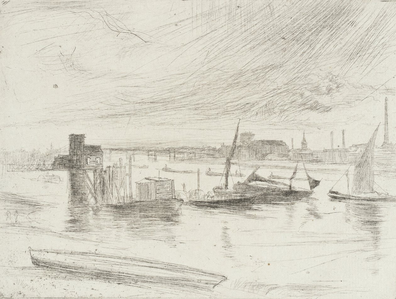 Tidlig morgen, Battersea af James McNeill Whistler