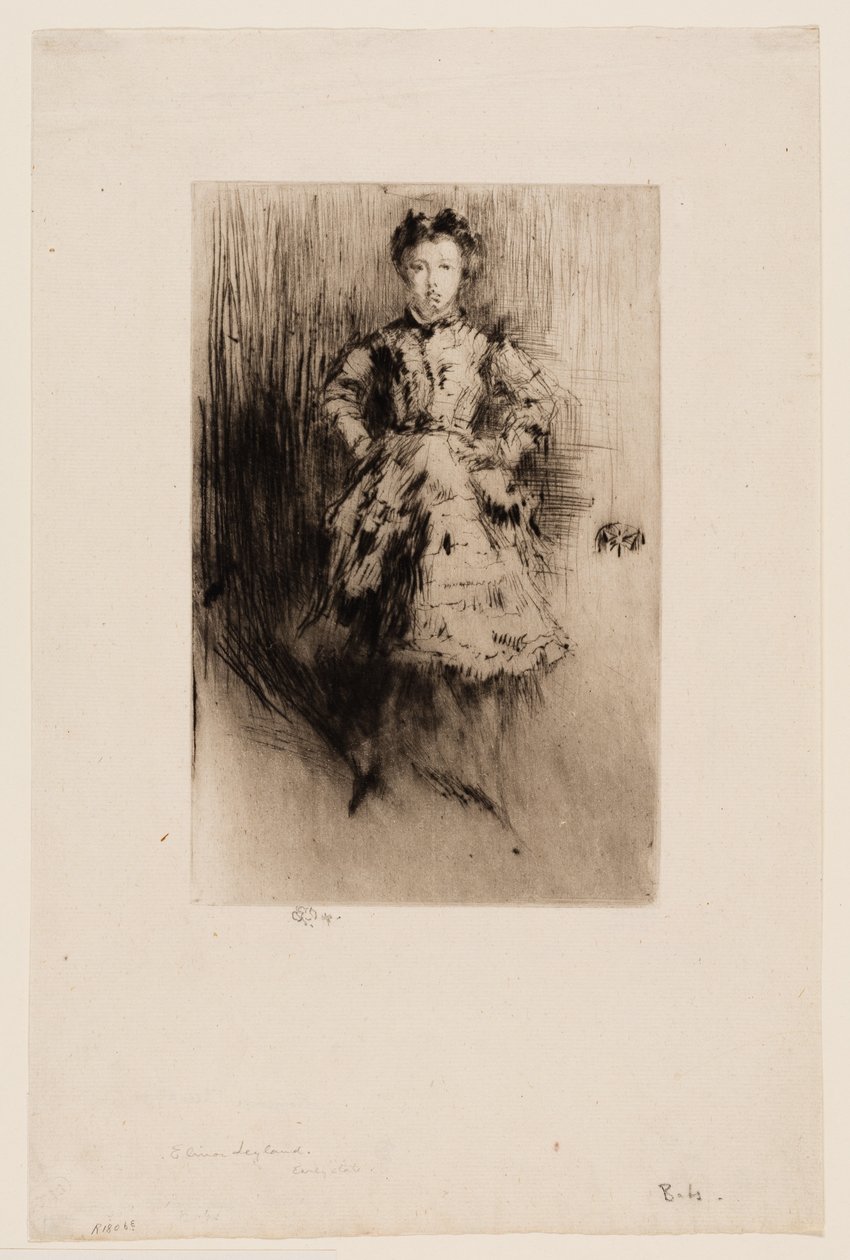 Elinor Leyland af James Abbott McNeill Whistler