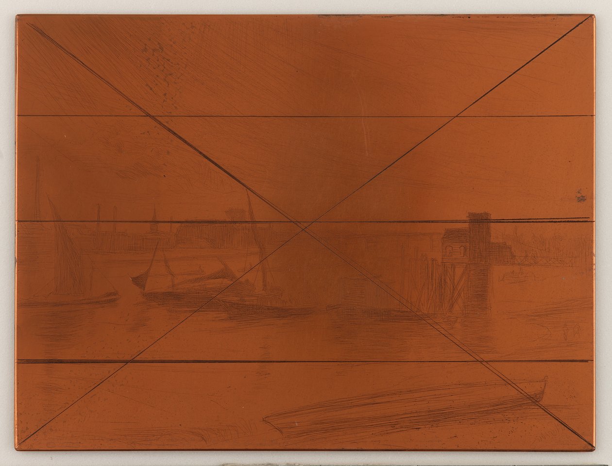 Ætseplade: Early Morning, Battersea af James Abbott McNeill Whistler