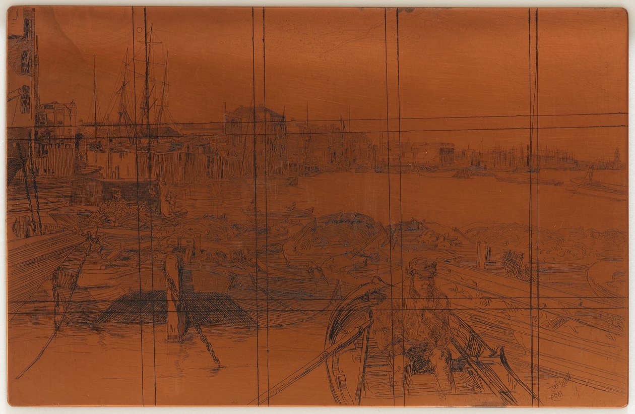 Ætseplade: Poolen af James Abbott McNeill Whistler