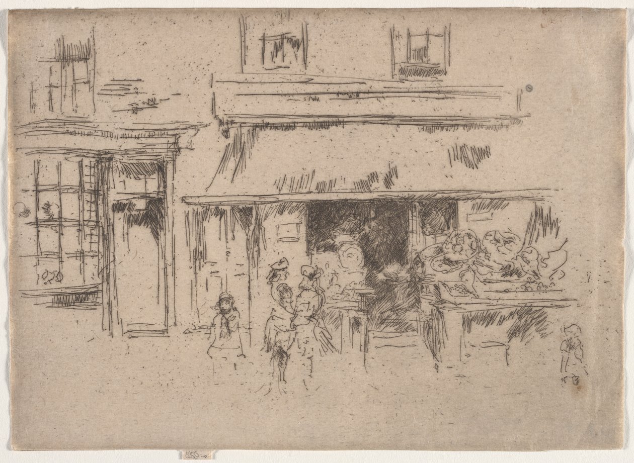 Exeter Street af James McNeill Whistler