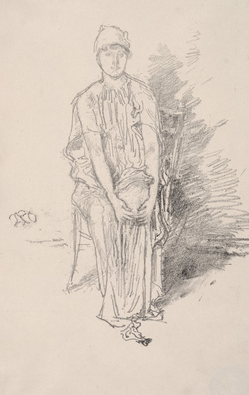 Figurstudie af James McNeill Whistler
