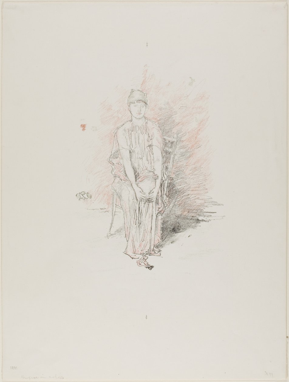 Figurstudie i farver af James Abbott McNeill Whistler