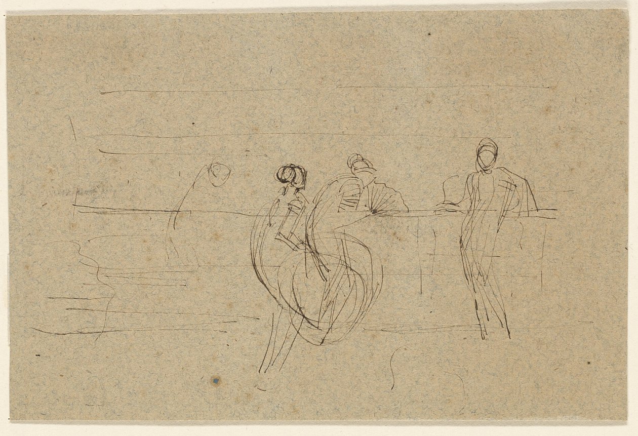 Figurer ved et gelænder af James McNeill Whistler