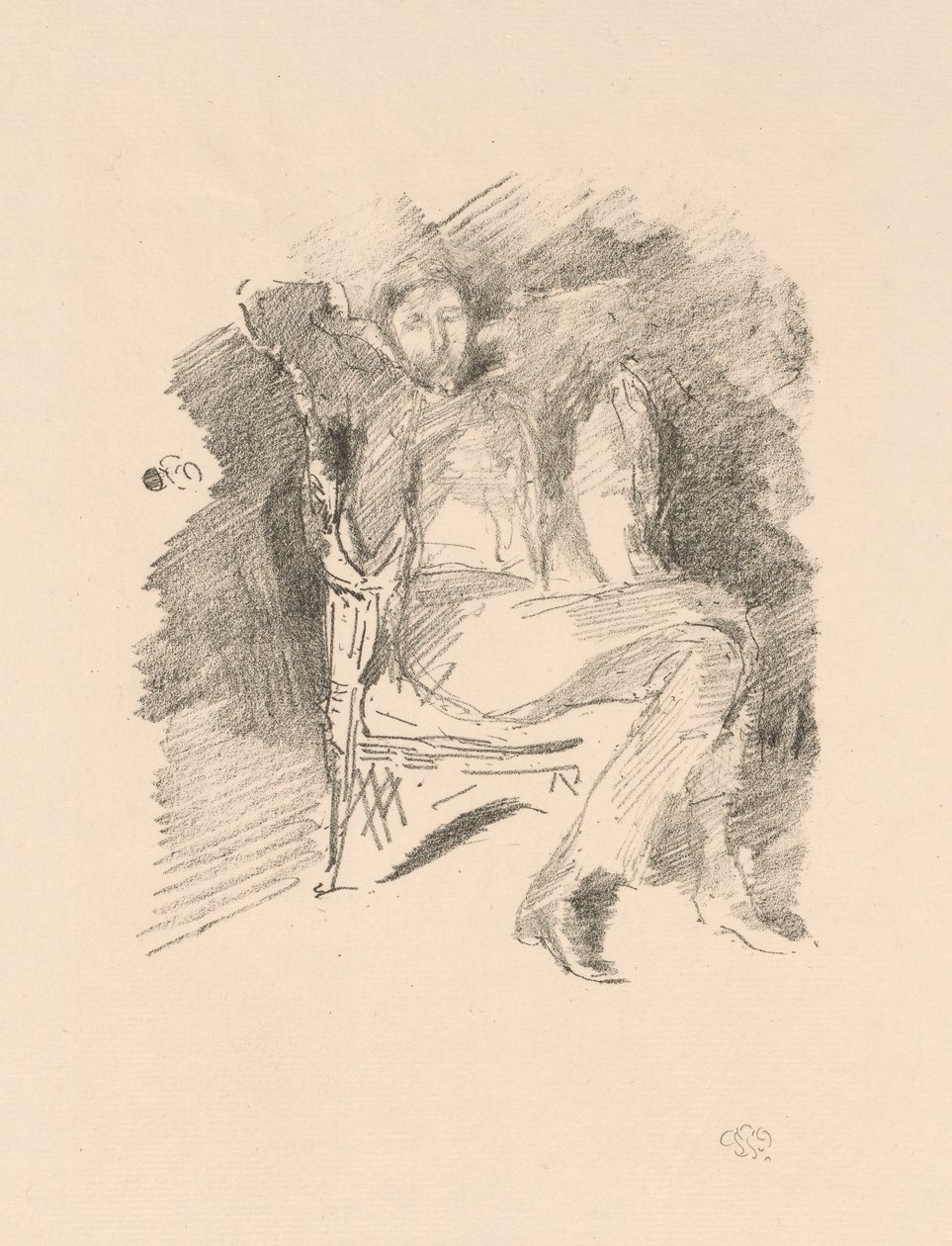 Firelight: Joseph Pennell, nr. 1 af James McNeill Whistler