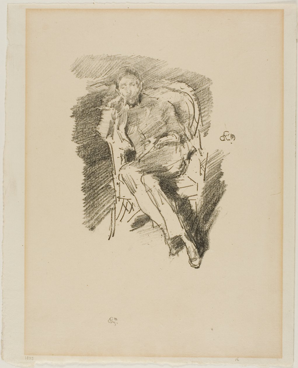 Firelight: Joseph Pennell, nr. 2 af James Abbott McNeill Whistler