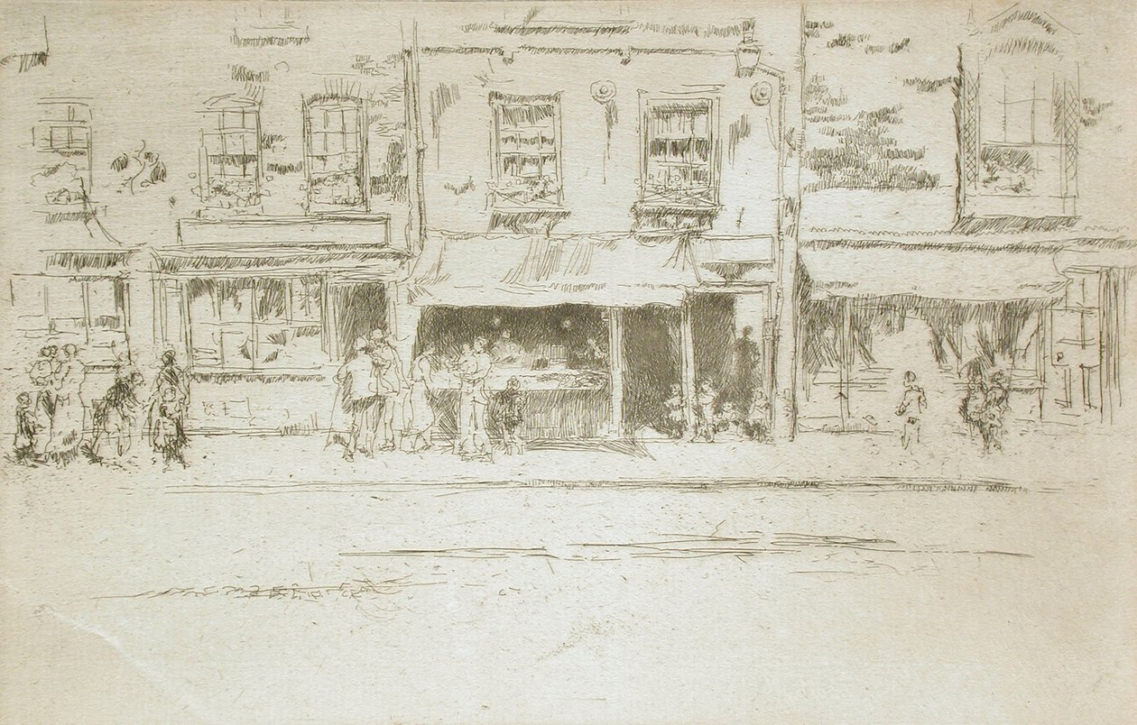 Fiskebutik, Chelsea af James McNeill Whistler