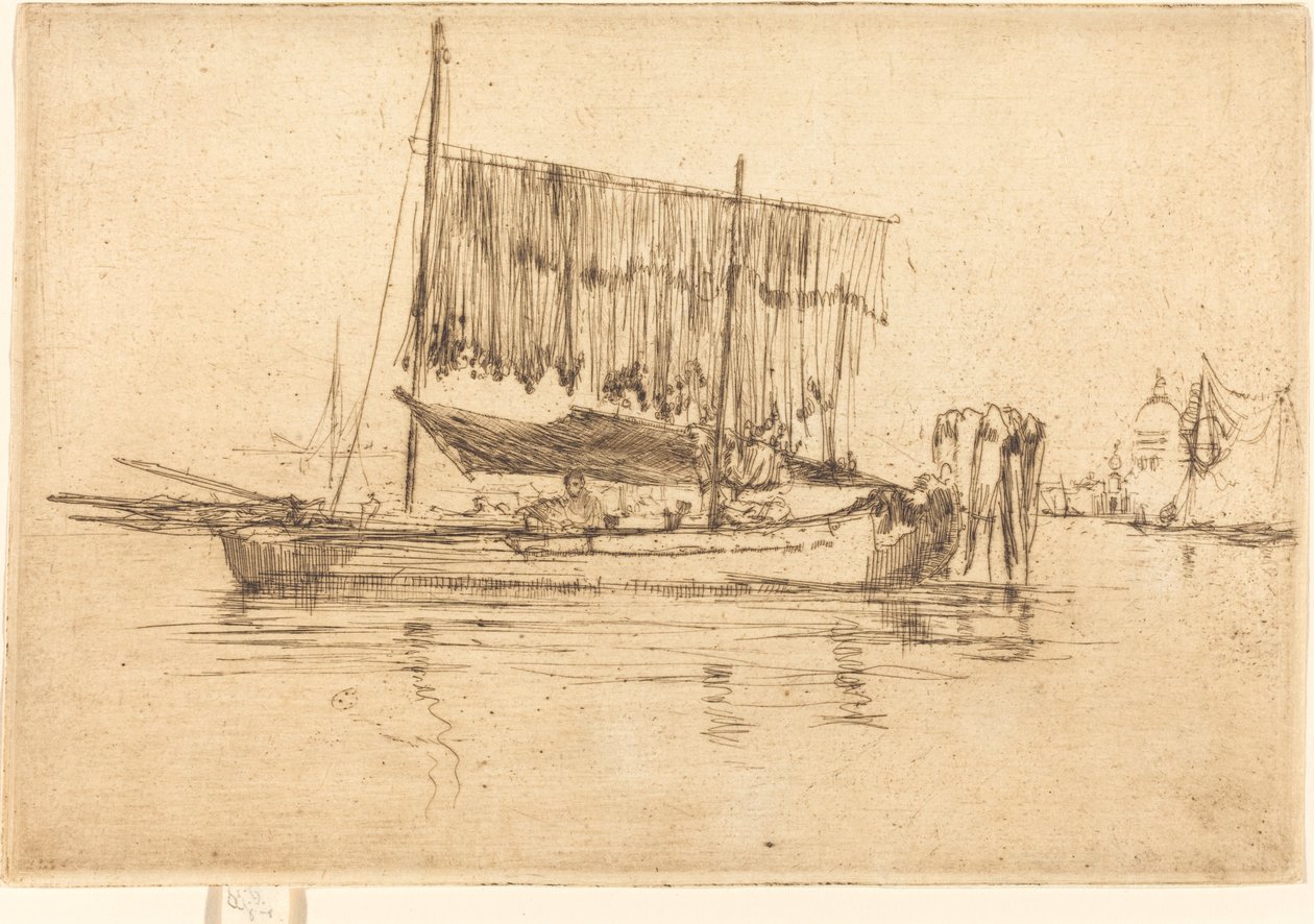 Fiskebåd af James Abbott McNeill Whistler
