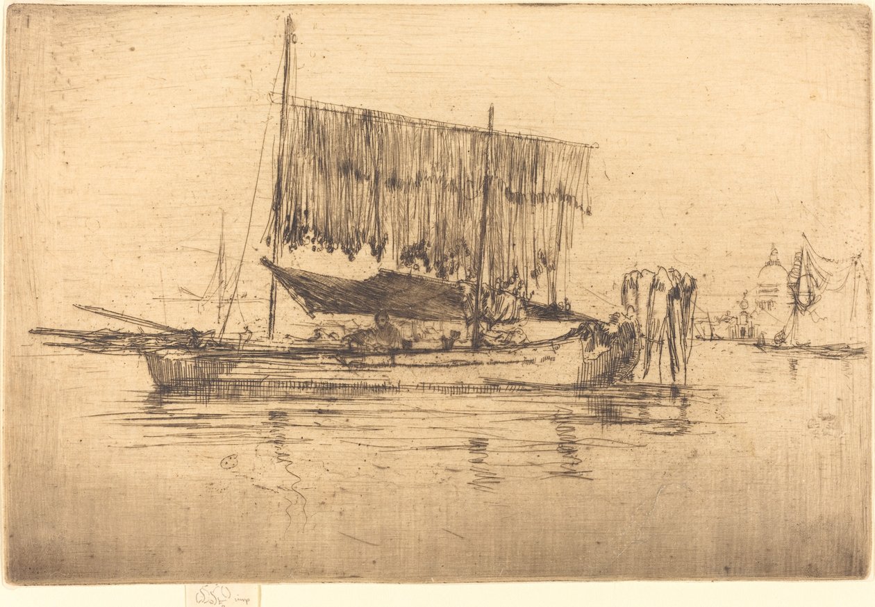 Fiskebåd af James Abbott McNeill Whistler