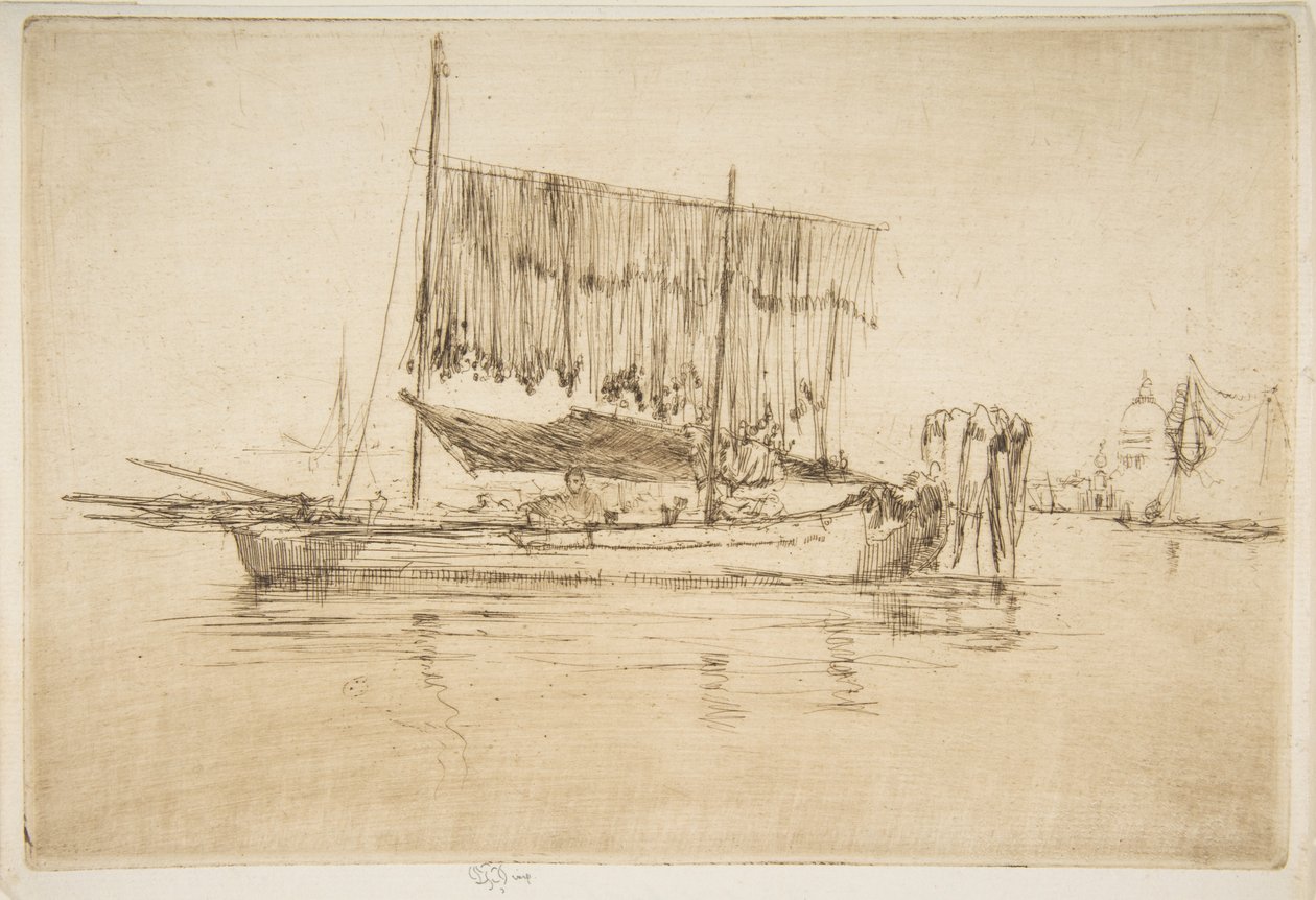 Fiskerbåd af James McNeill Whistler