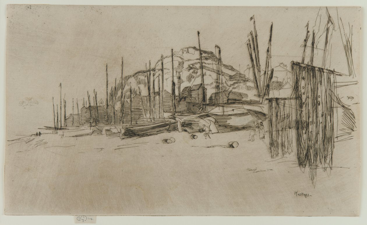 Fiskerbåde, Hastings af James Abbott McNeill Whistler