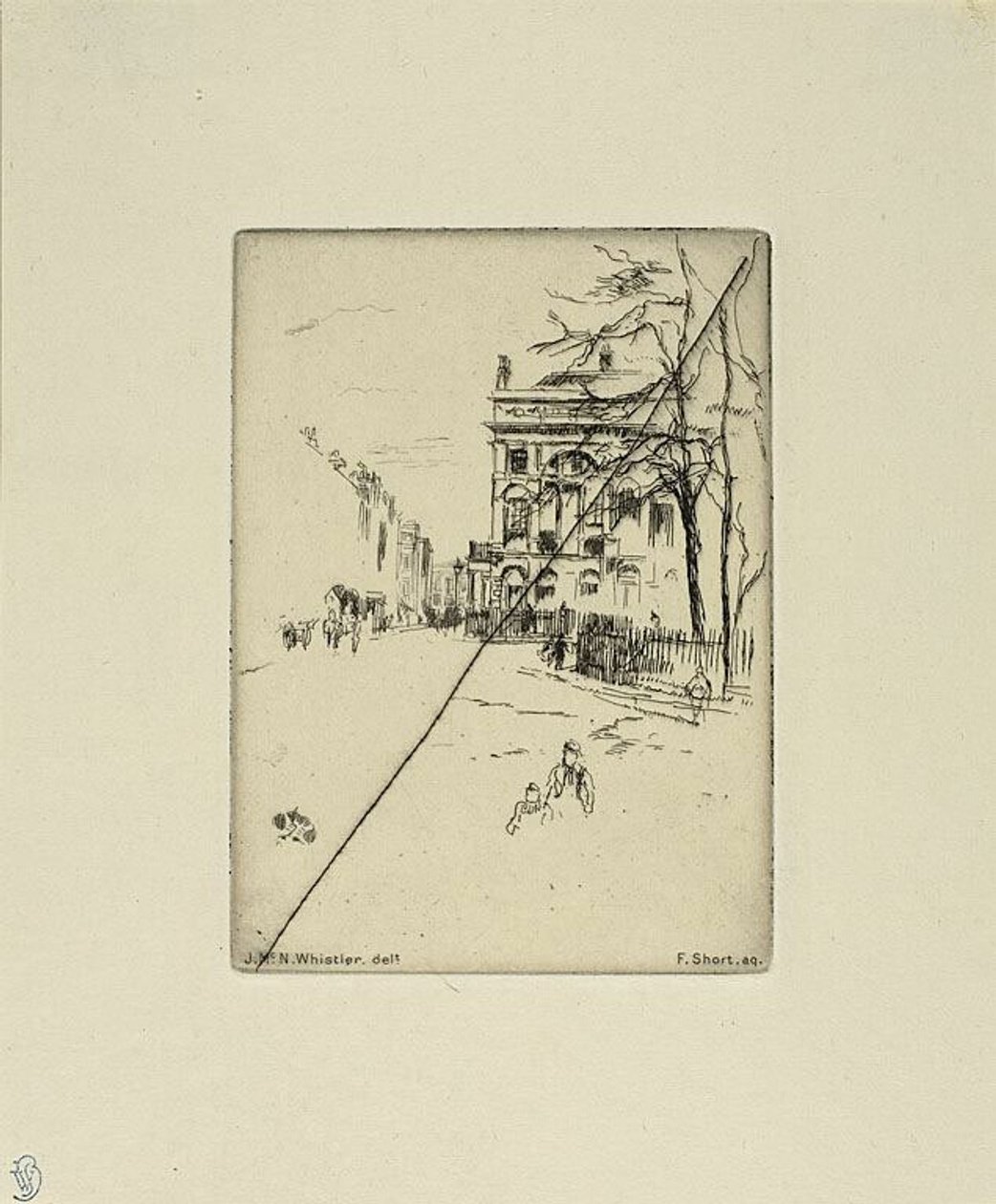 Fitzroy Square af James McNeill Whistler