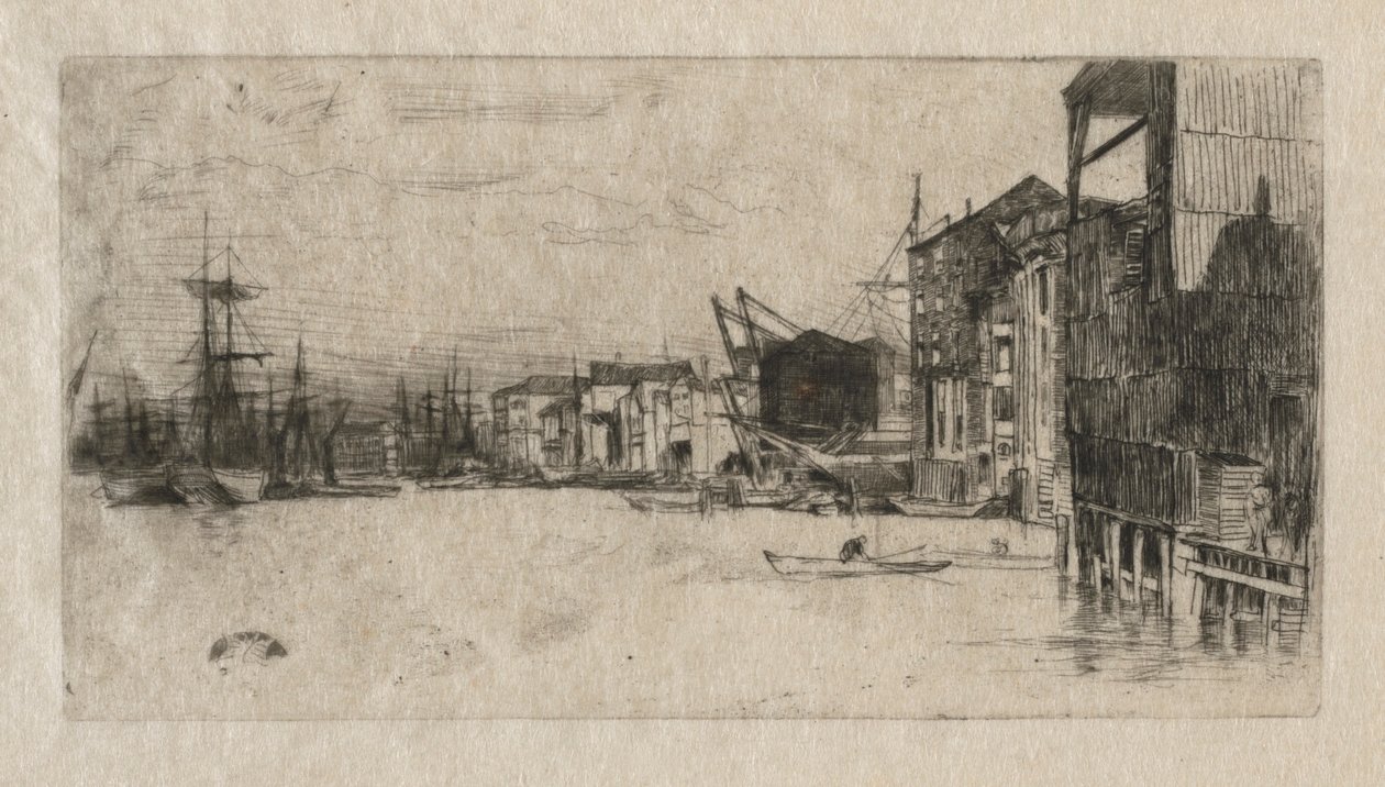 Frihandelskaj af James McNeill Whistler