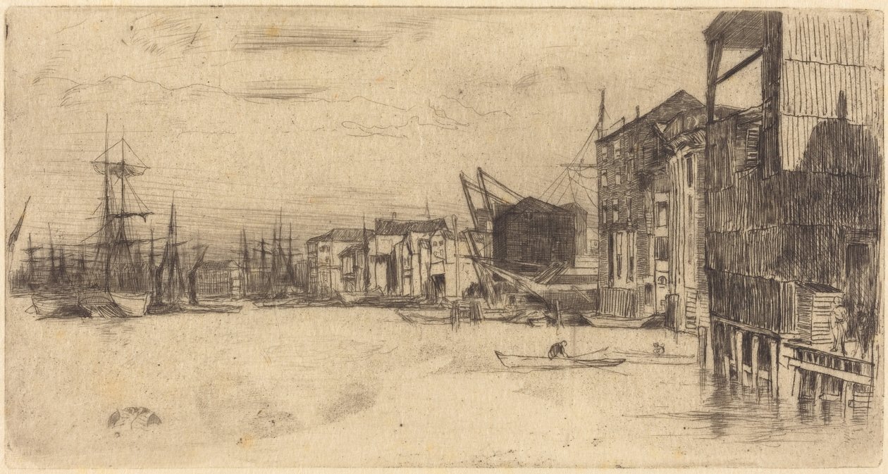 Frihandelskajen af James McNeill Whistler
