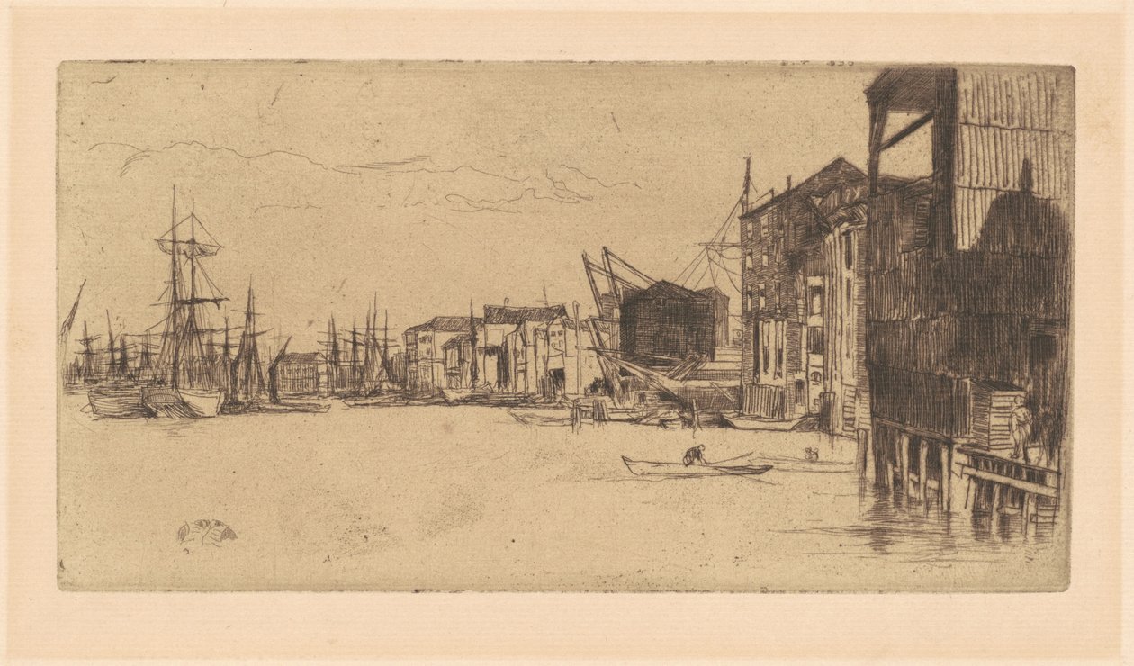 Frihandelskajen af James McNeill Whistler