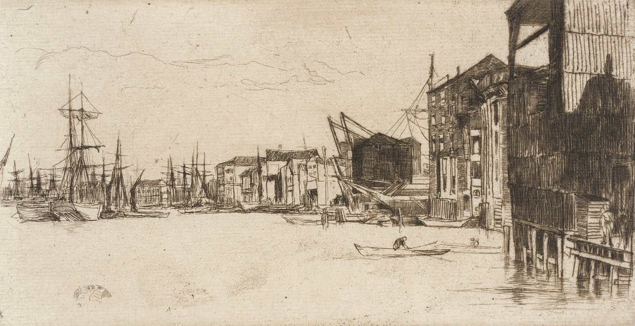 Frihandelskaj af James McNeill Whistler