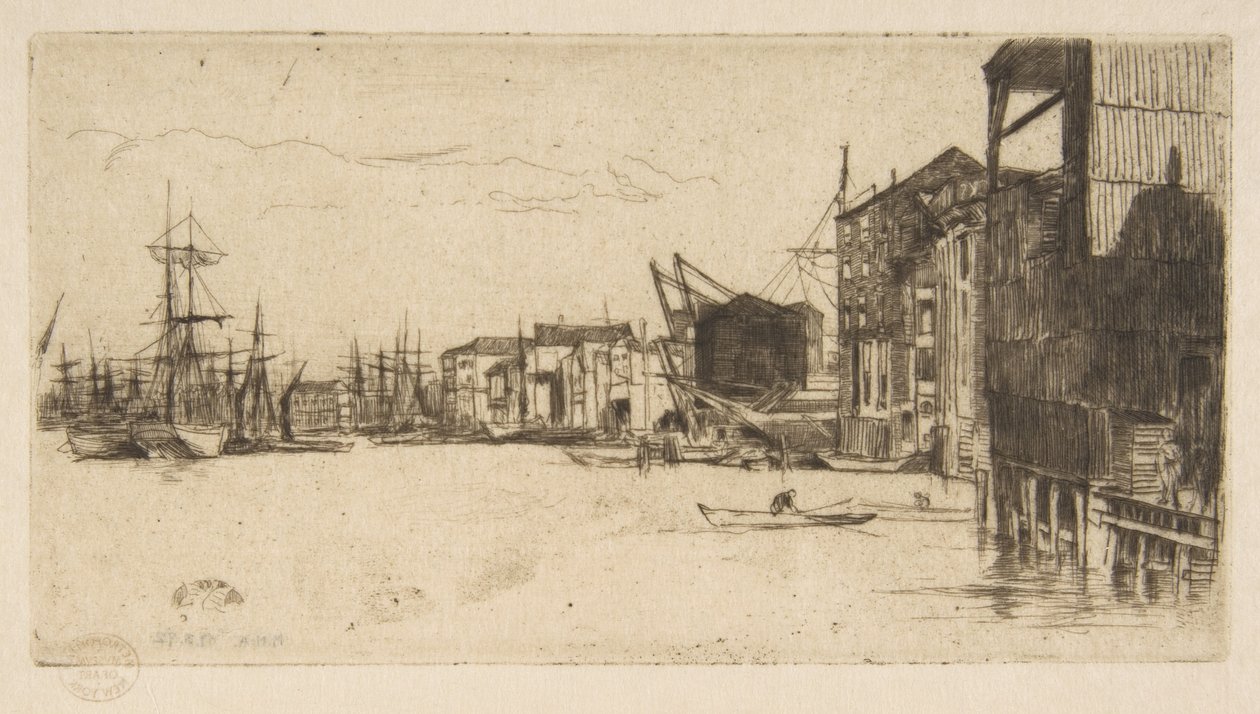 Frihandelshavnekaj af James McNeill Whistler