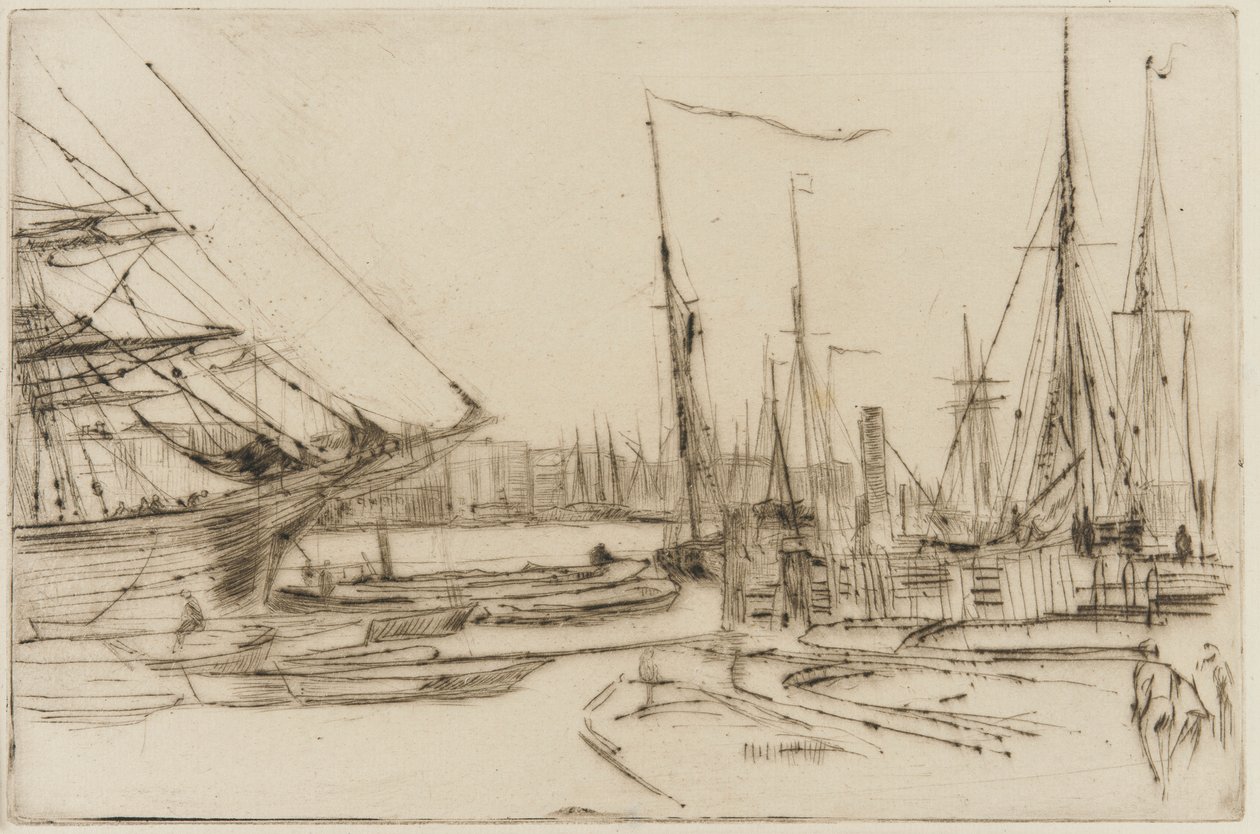 Fra Billingsgate af James Abbott McNeill Whistler