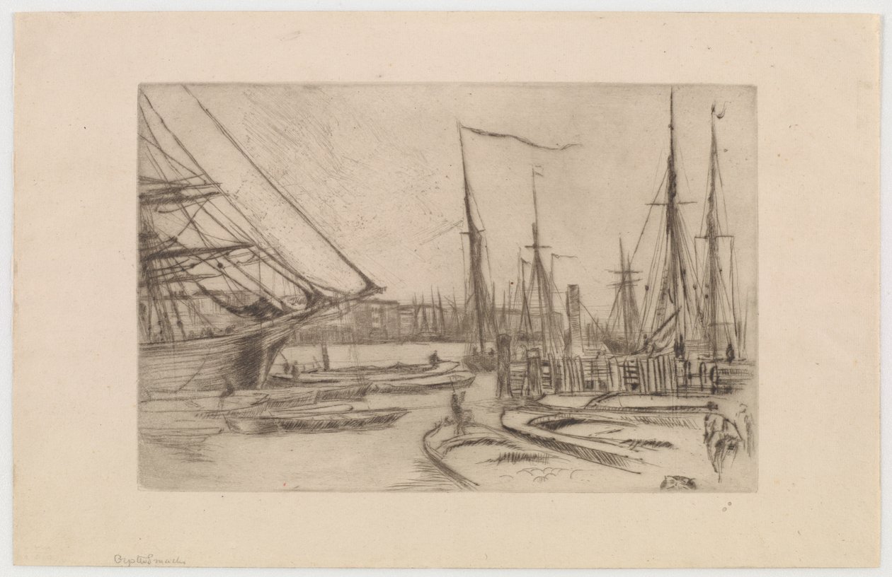 Fra Billingsgate af James Abbott McNeill Whistler