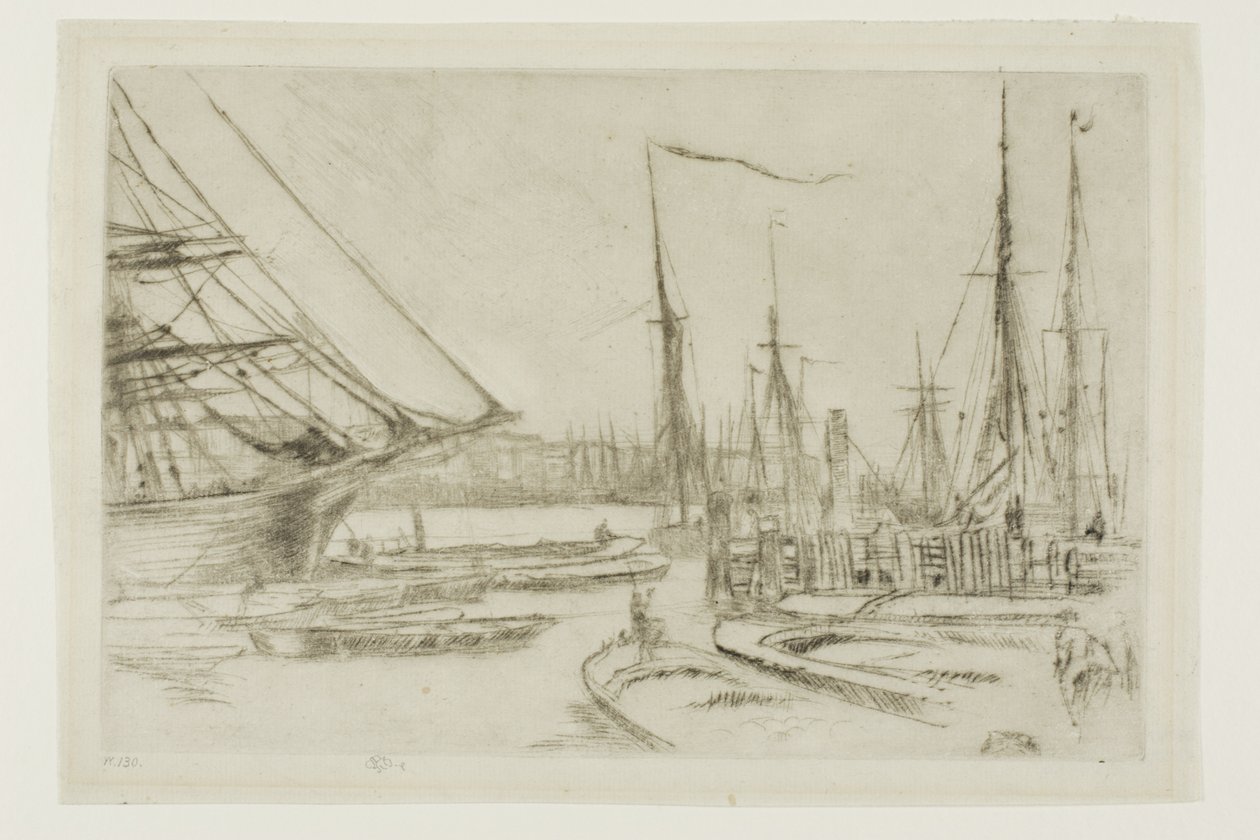 Fra Billingsgate af James Abbott McNeill Whistler