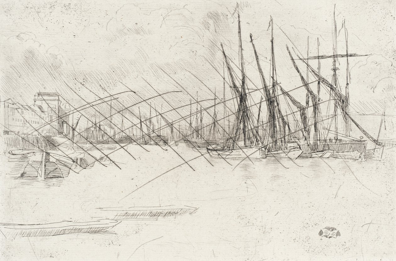 Fra Pickle-Herring-trappen af James McNeill Whistler