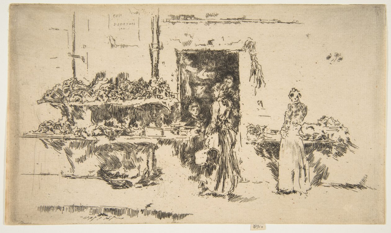 Frugtbutik, Paris (grøntsagsbutik, Paris) af James McNeill Whistler