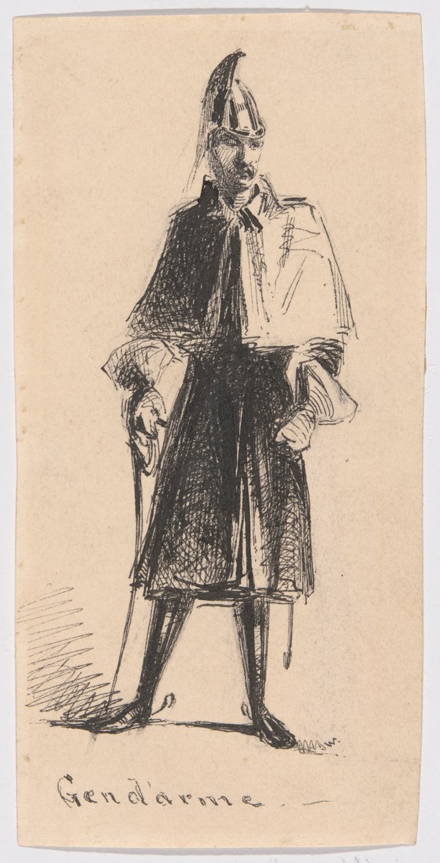 Politibetjent af James Abbott McNeill Whistler