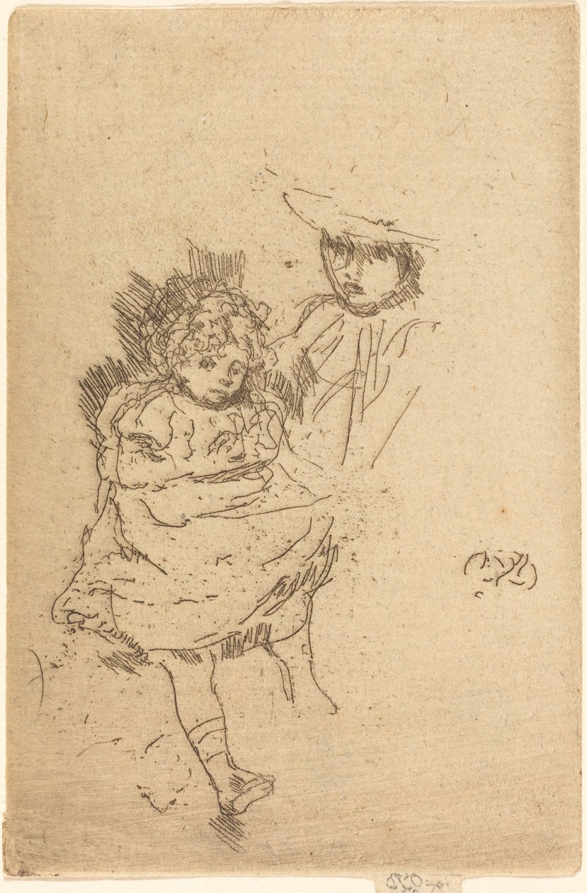 Gipsy Baby af James Abbott McNeill Whistler