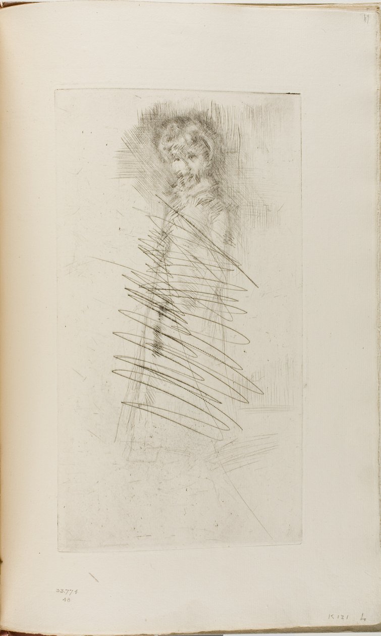 Pige stående af James Abbott McNeill Whistler