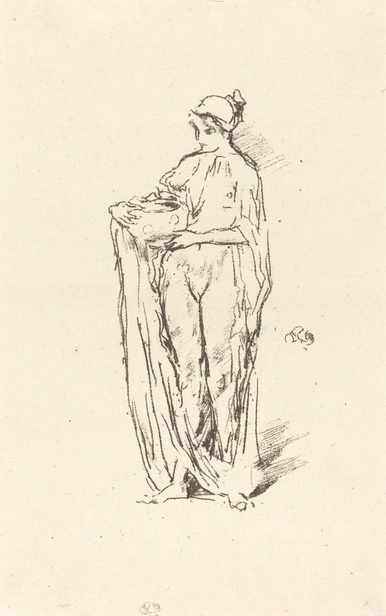 Pige med skål af James Abbott McNeill Whistler