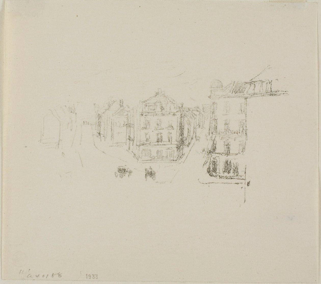 Grand Rue, Dieppe af James McNeill Whistler