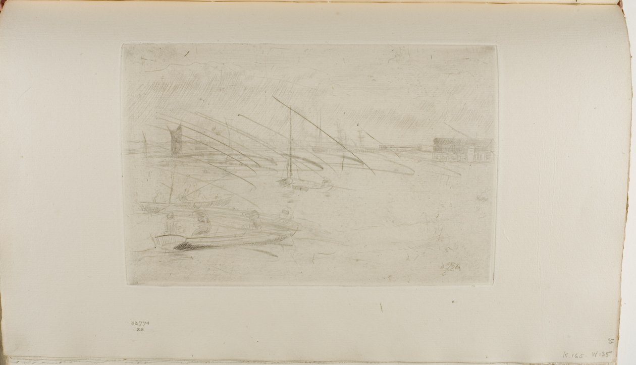 Greenhithe af James Abbott McNeill Whistler