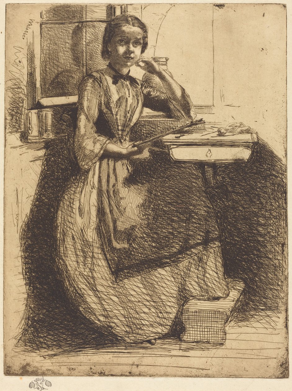 Gretchen i Heidelberg af James McNeill Whistler