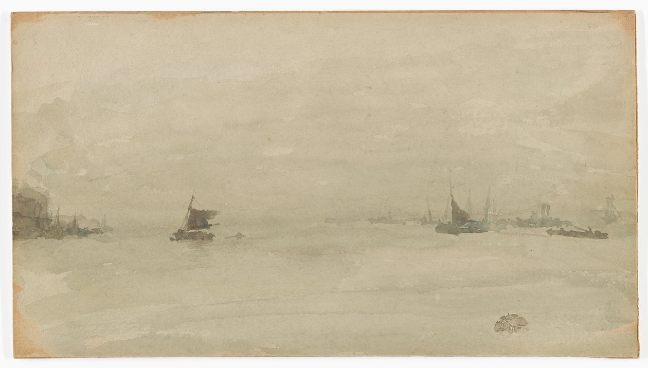 Grå og sølv – Liverpool af James Abbott McNeill Whistler