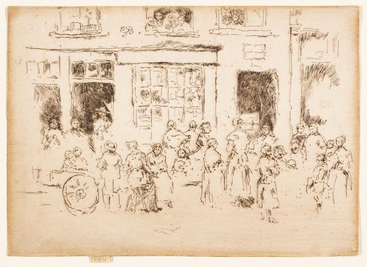 High Street, Bruxelles af James Abbott McNeill Whistler