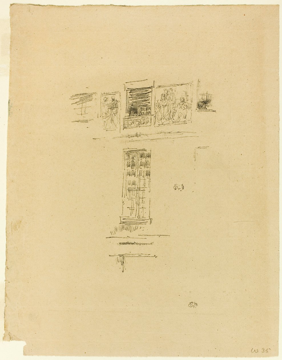 Hôtel Colbert, vinduer af James McNeill Whistler