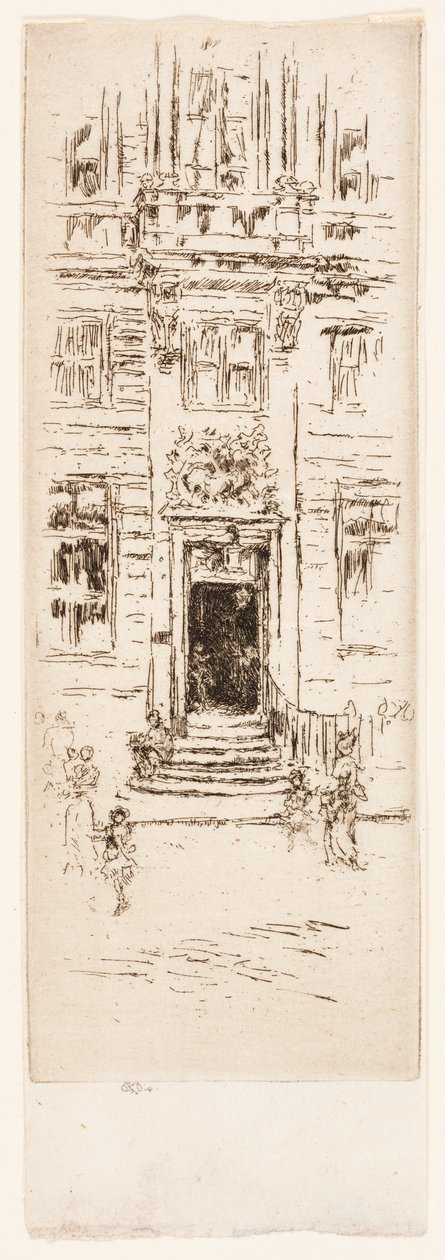 Svanens hus, Bruxelles af James Abbott McNeill Whistler