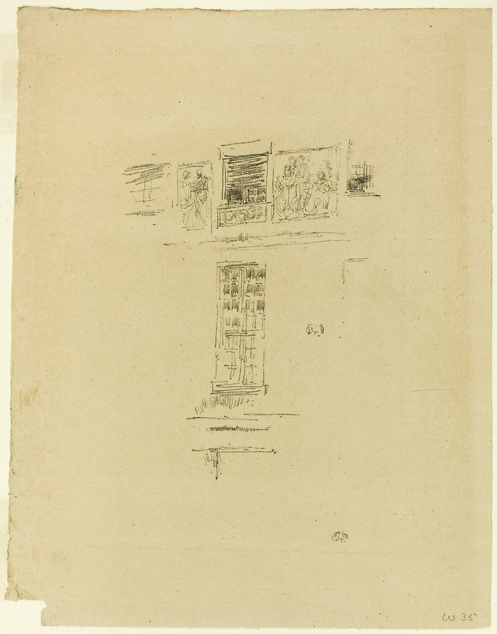 Hôtel Colbert, vinduer af James Abbott McNeill Whistler
