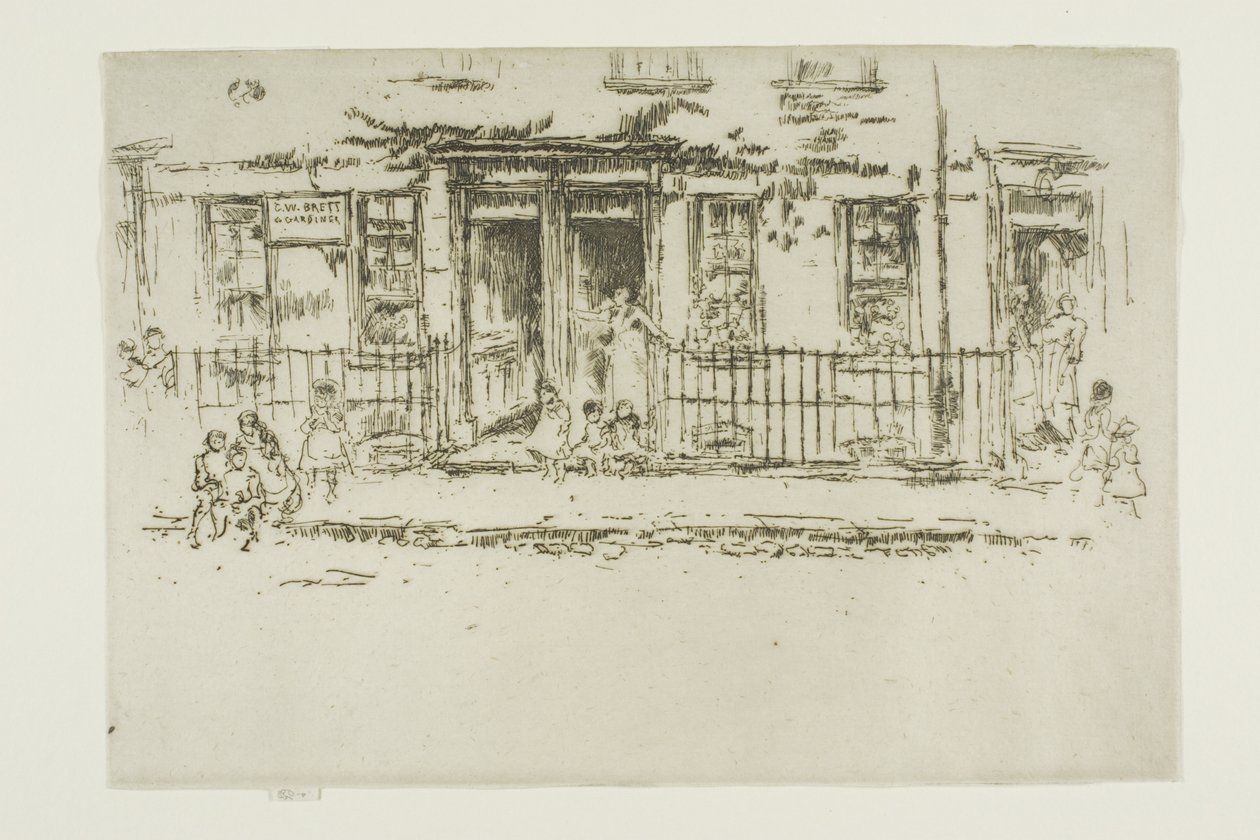 Justice Walk, Chelsea af James Abbott McNeill Whistler