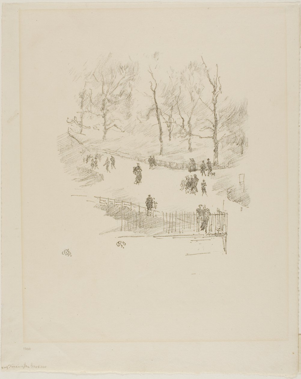 Kensington Gardens af James Abbott McNeill Whistler