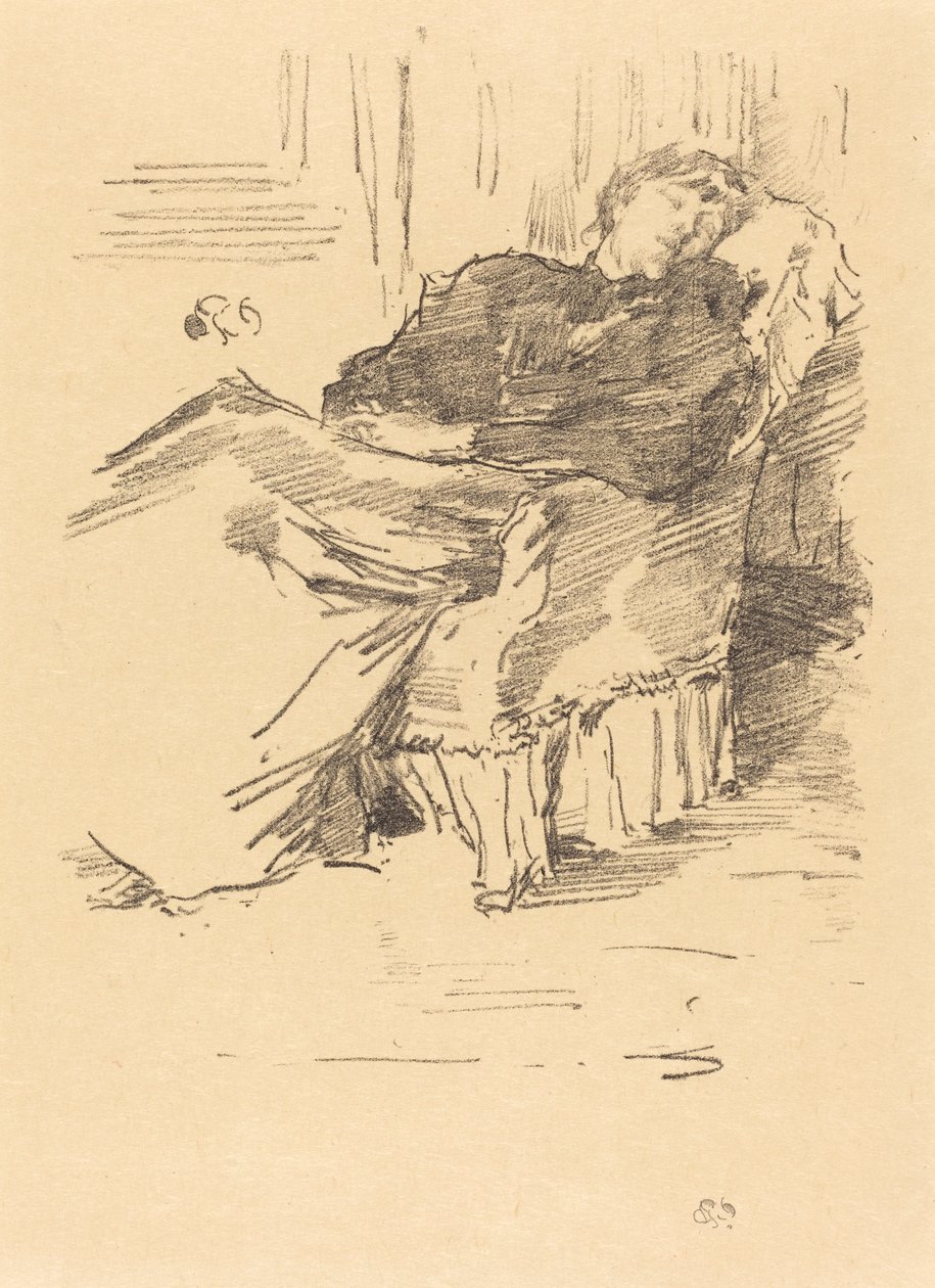 Den smukke sovende dame af James Abbott McNeill Whistler