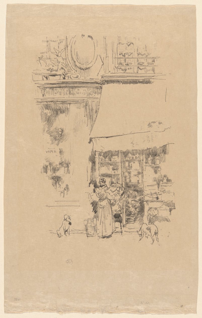 Fruitière af rue de Grenelle af James McNeill Whistler