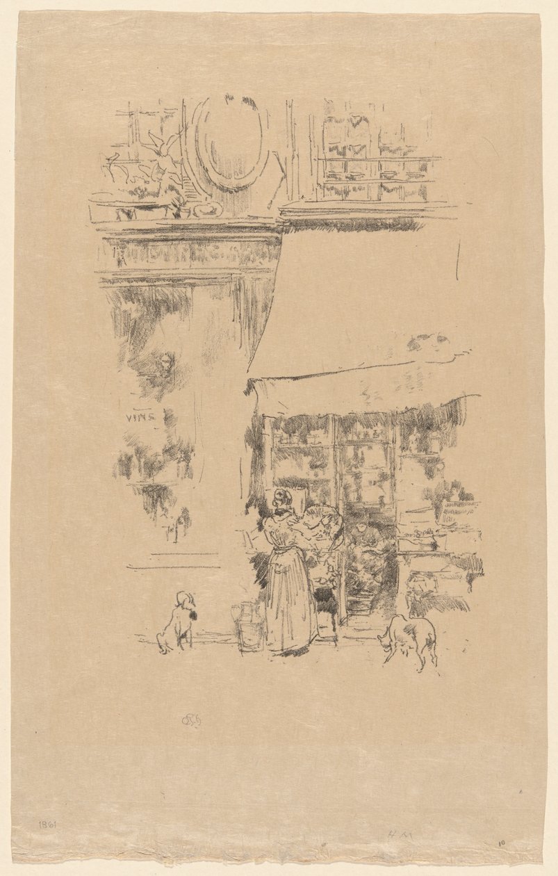 Fruitière af rue de Grenelle af James Abbott McNeill Whistler