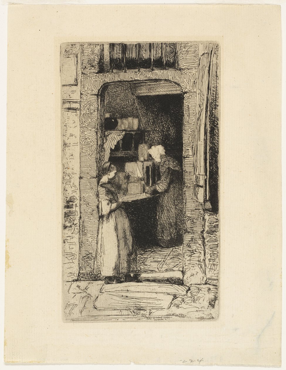 Sennepssælgeren af James Abbott McNeill Whistler